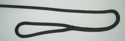 1/2" X 6' NYLON DOUBLE BRAID FENDER LINE - BLACK